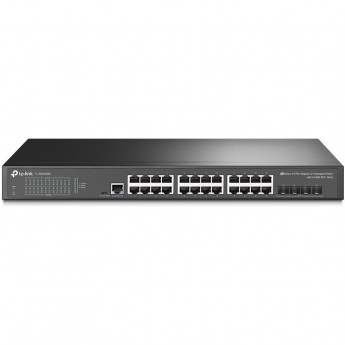 Коммутатор TP-LINK TL-SG3428X 24-портовый с 4 SFP+ слотами 10GE