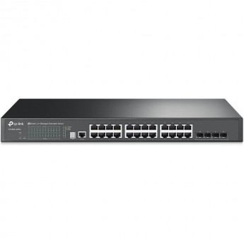 Коммутатор TP-LINK T2700G-28TQv2.20 24-портовый с 4 слотами SFP+