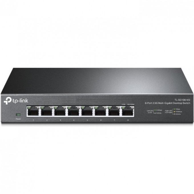 Коммутатор TP-LINK 8-портовый 2,5 Гбит/с TL-SG108-M2