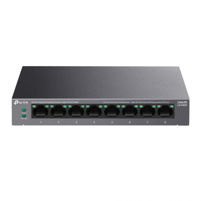Коммутатор TP-LINK LS108GP