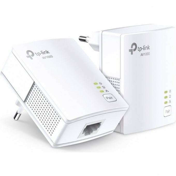 Комплект адаптеров TP-LINK POWERLINE AV1000 гигабитных TL-PA7017 KIT