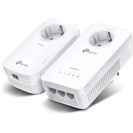 Комплект двухдиапазонных гигабитных Powerline-адаптеров TP-LINK TL-WPA8631P KIT AV1300 с Wi-Fi и встроенной розеткой Комплект двухдиапазонных гигабитных Powerline-адаптеров TP-LINK TL-WPA8631P KIT AV1300 с Wi-Fi и встроенной розеткой