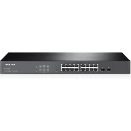 Smart-коммутатор TP-LINK TL-SG2216 16-портовый гигабитный с 2 комбинированными SFP-слотами