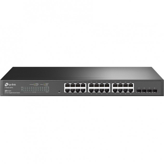 Smart-коммутатор TP-LINK 24-портовый гигабитный с 4 SFP-слотами T1600G-28TS (TL-SG2424)